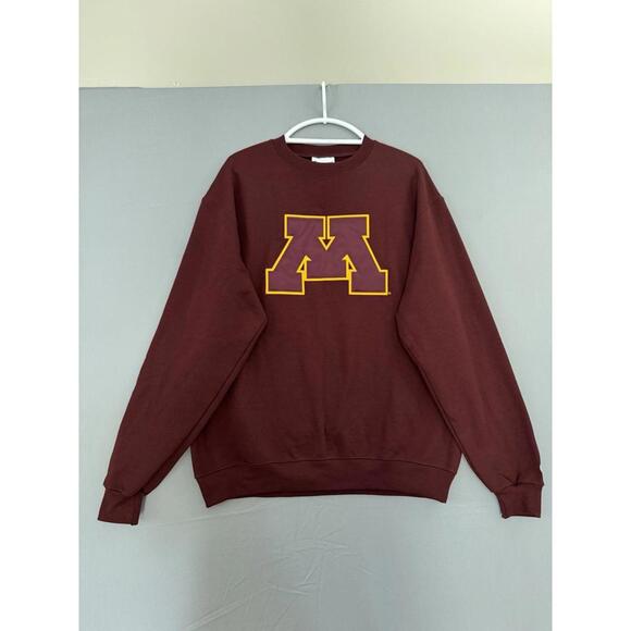 Champion University Of Minnesota Gophers Pullover Sweatshirt Men’s Large Maroon - Picture 1 of 8
